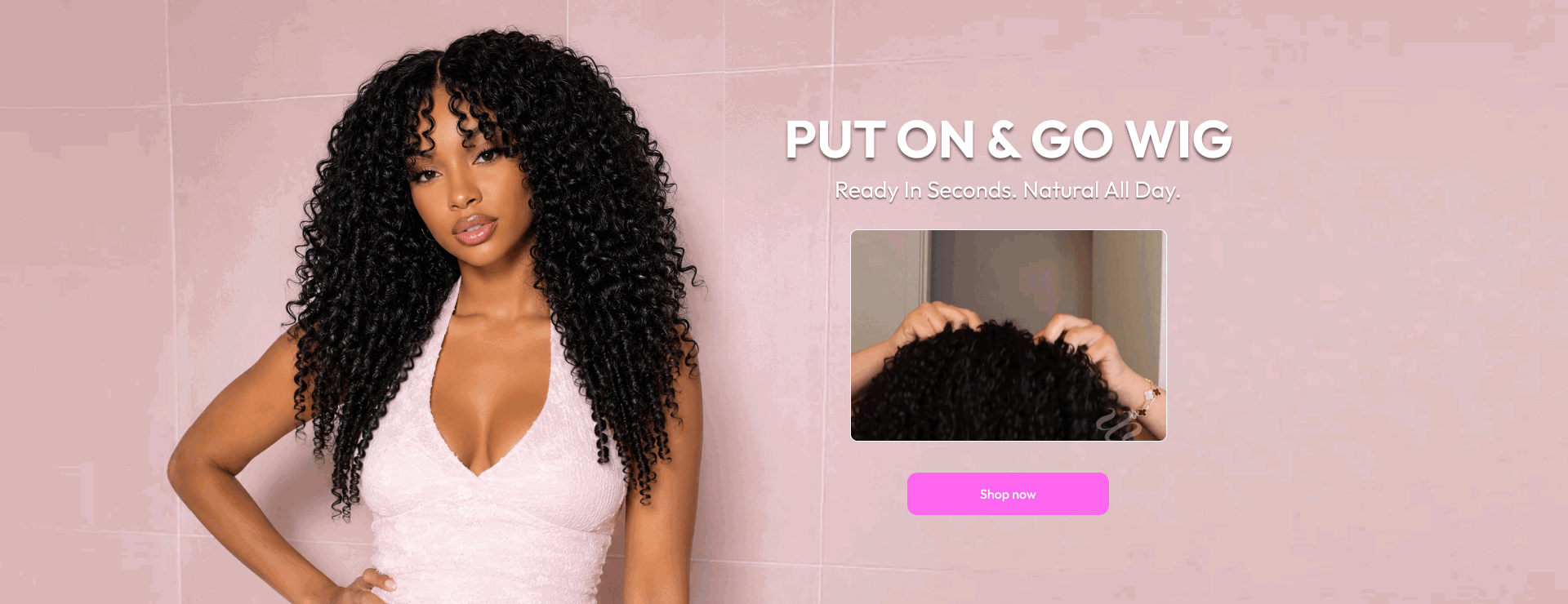 Put On and Go wig collection